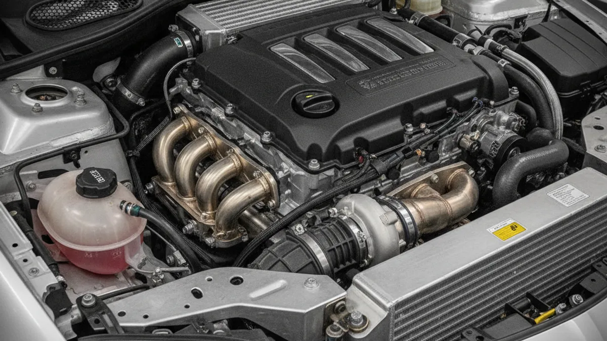 Moteur 1.8 turbo central arrière et châssis aluminium de l'Alpine A110