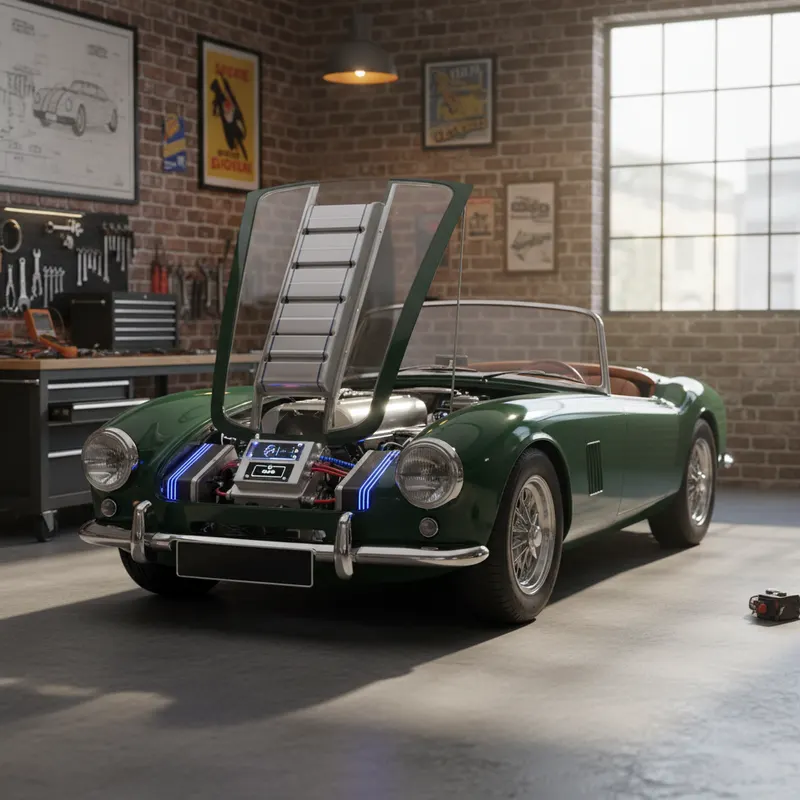 Électrification voiture classique moteur électrique