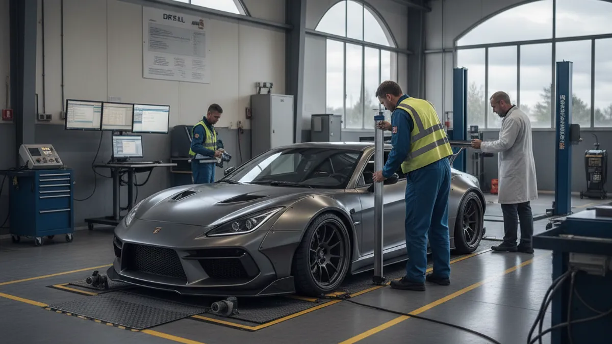 Contrôle technique DREAL homologation kit carrosserie large en France