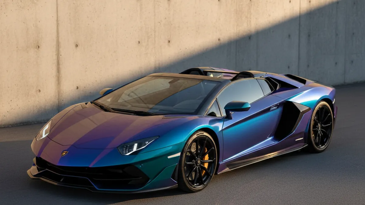 Peinture personnalisée voiture candy sur carrosserie sportive