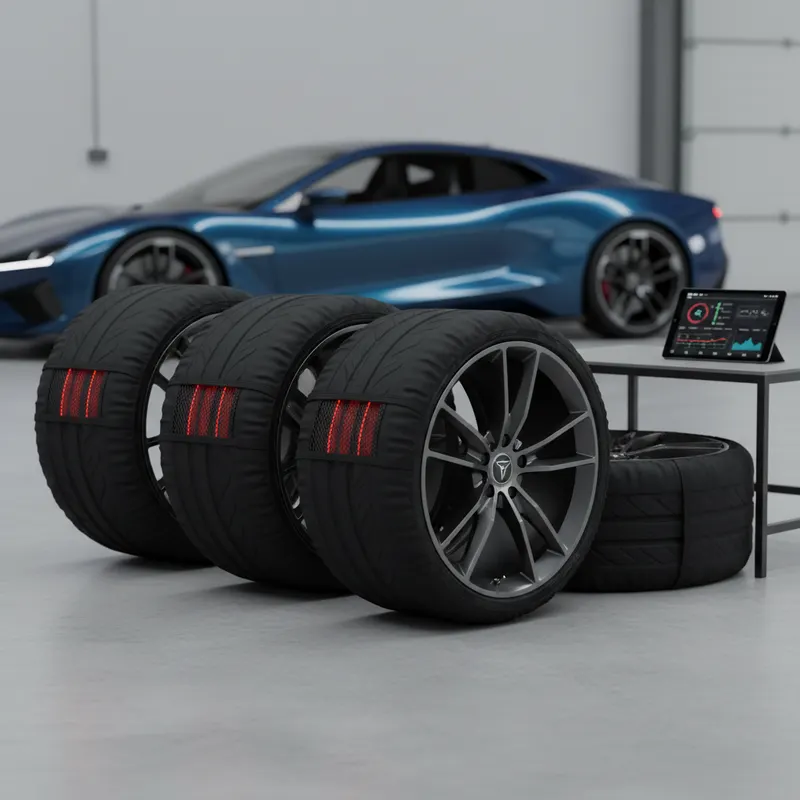 Les pneus chauffants pour voitures de sport : sécurité, perf - illustration