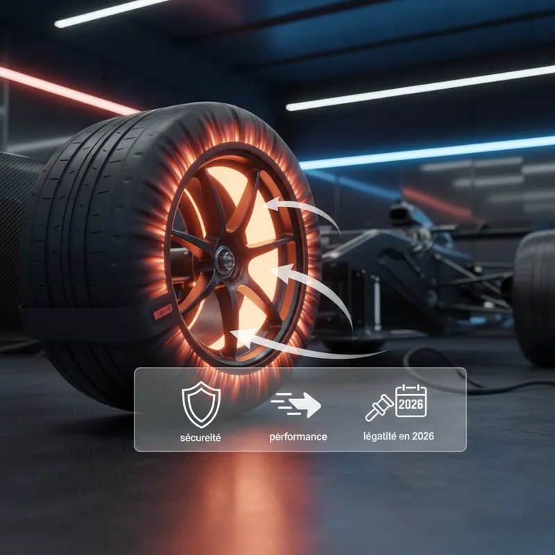 Les pneus chauffants pour voitures de sport : sécurité, perf - détail